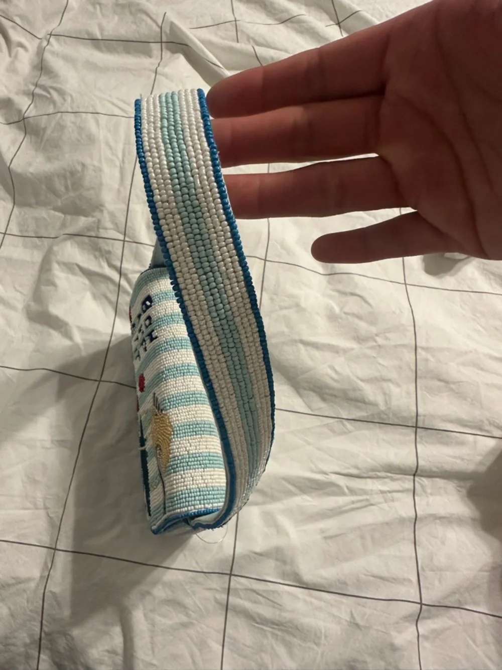 NWT Anthropologie Fiona Beaded Bag: Food & Drink Edition Bon Appetit - Picture 5 of 6